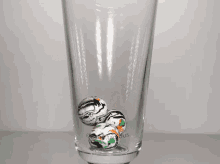 Gif animé billes verre
